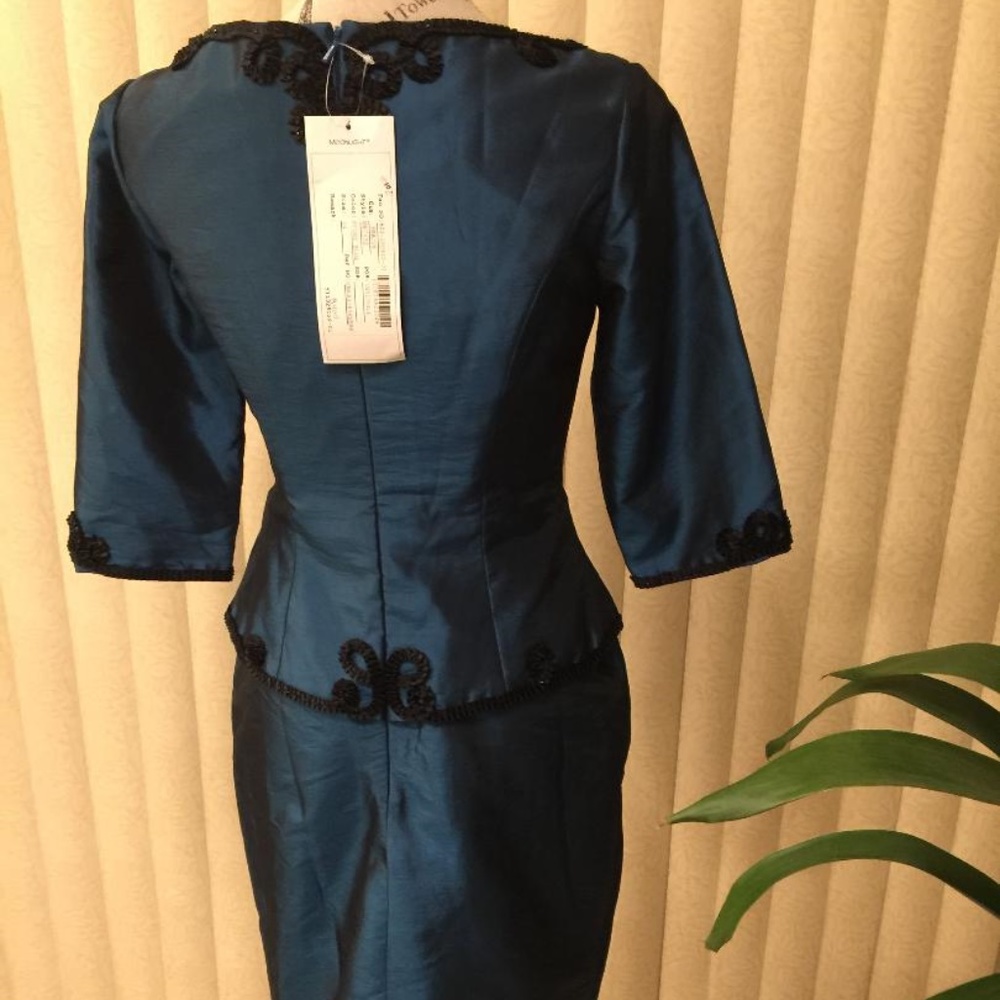 VAL STEFANI NIGHT BLUE MOB/FORMAL DRESS SIZE 8 - Picture 6 of 8